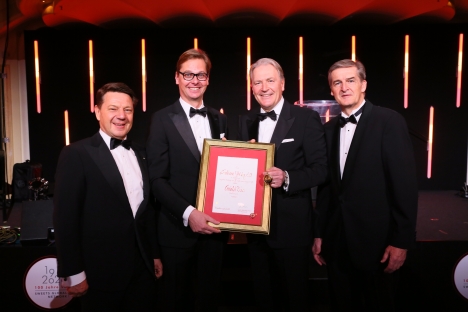 'Goldene Uhr des SG': Süßwarenhandelsverband ehrt Koelnmesse-Chef Gerald Böse -